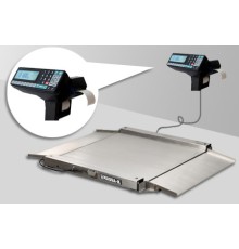 4D-LA.S-10/10-1500-RP (нерж) с печатью этикеток - Платформенные весы платформенные весы из нержавейки
