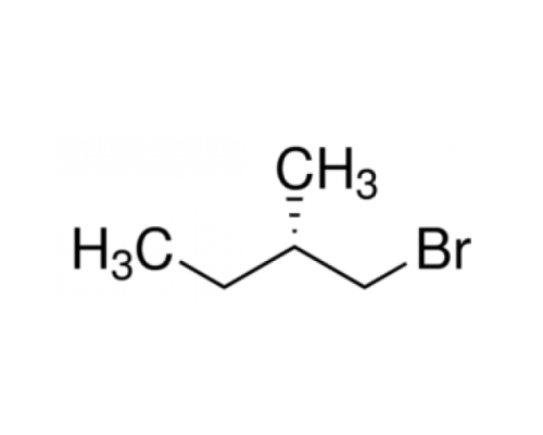 1-Бром-2-метилбутан, 95%, смесь энантиомеров, преимущественно (S) -., Удар, Alfa Aesar, 25г